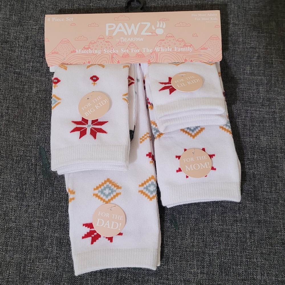 Family matching socks